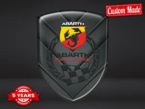 Fiat Abarth Pegatinas Logo Personalizadas Pro Máximo Estilo Duradero